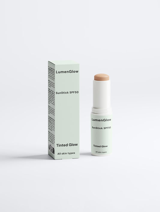 LumenGlow SunStick SPF50 - Tinted Glow