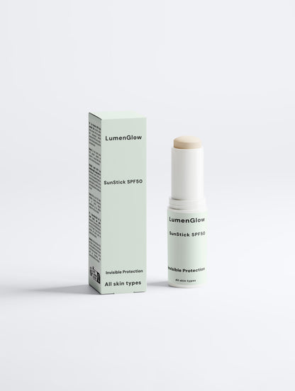 LumenGlow SunStick SPF50 - Invisible Protection