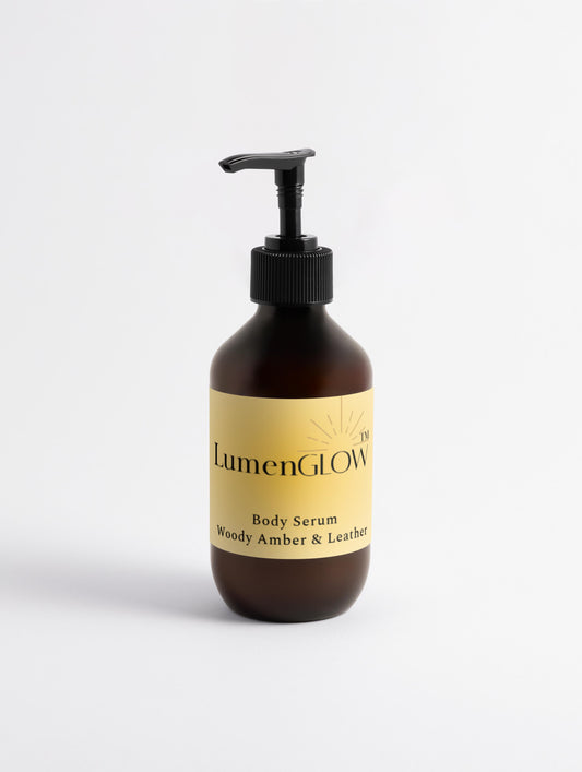 LUMENGLOW Body Serum, Woody Amber & Leather